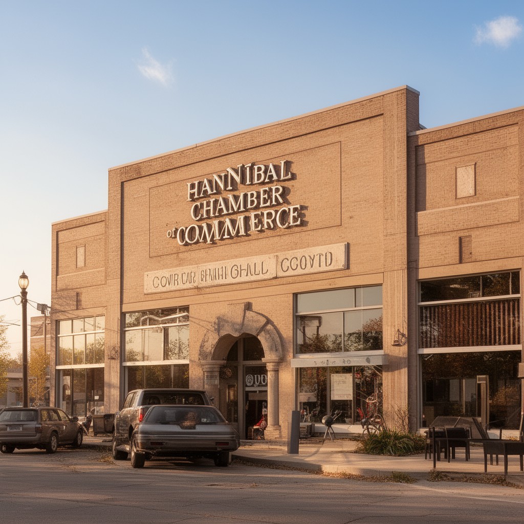 AI-generated illustration of Hannibal Chamber of Commerce