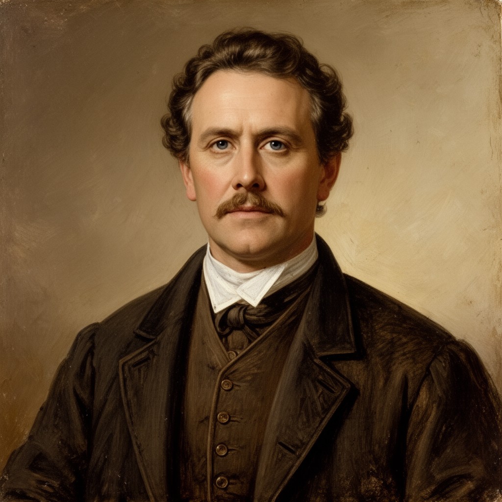 AI-generated illustration of Michele Stefano de Rossi