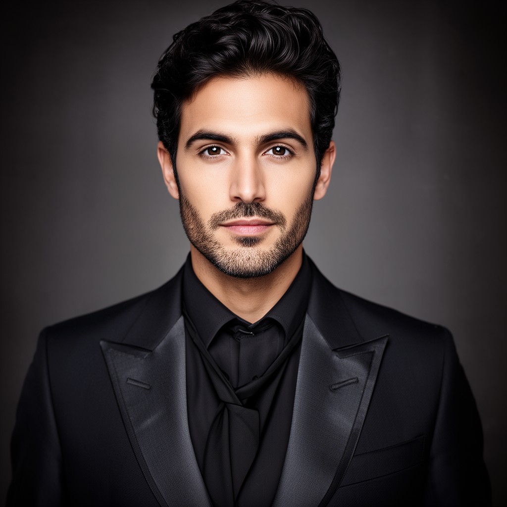 AI-generated illustration of Ramin Karimloo