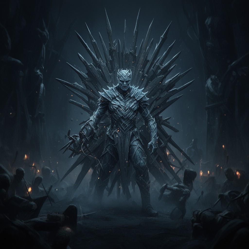 AI-generated illustration of The Night King