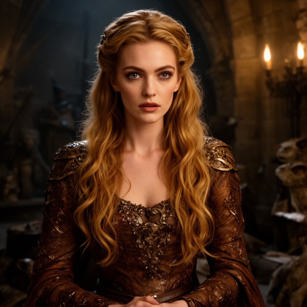 AI-generated illustration of Cersei Lannister