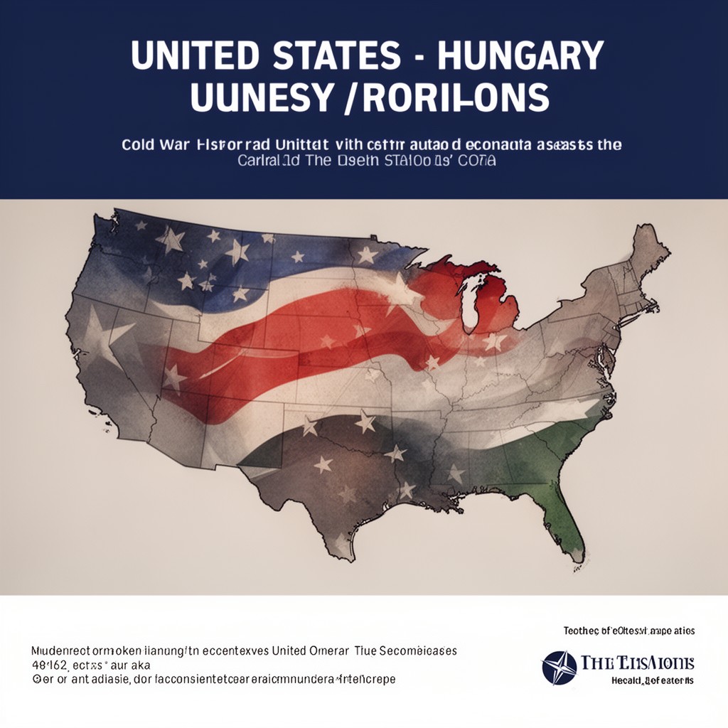 AI-generated illustration of United States–Hungary relations