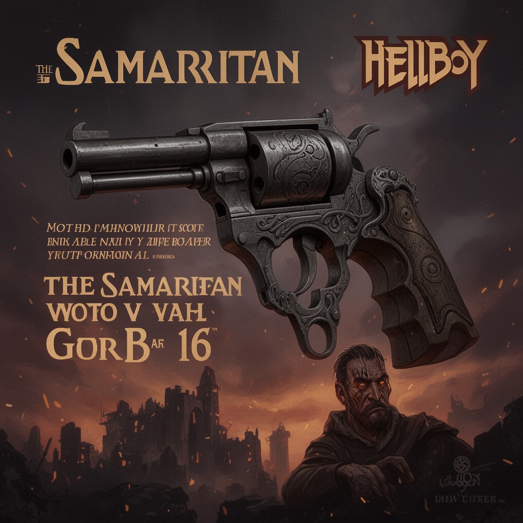 AI-generated illustration of Samaritan revolver