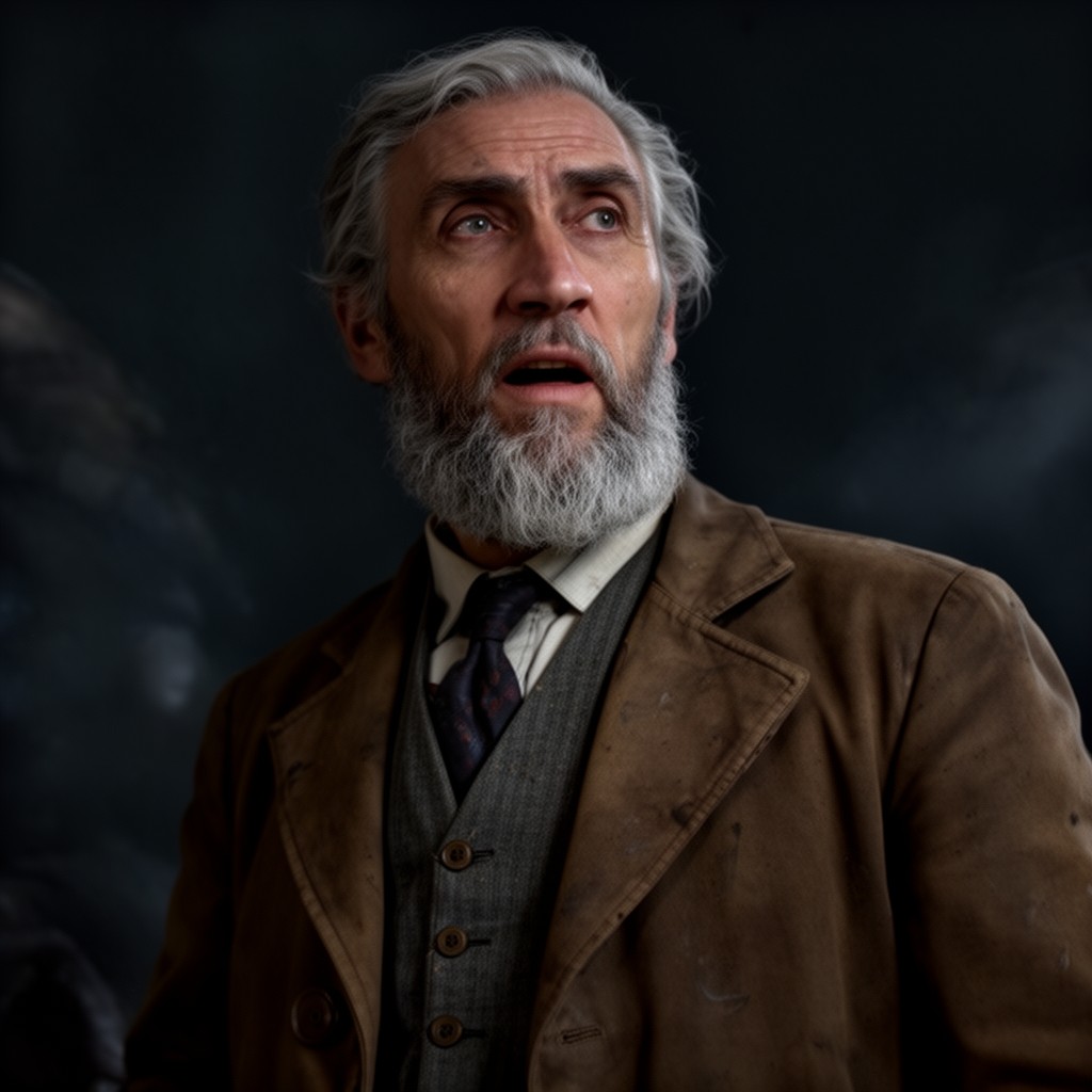 AI-generated illustration of Professor Trevor Bruttenholm