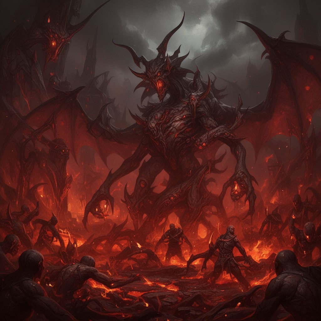 AI-generated illustration of Hell