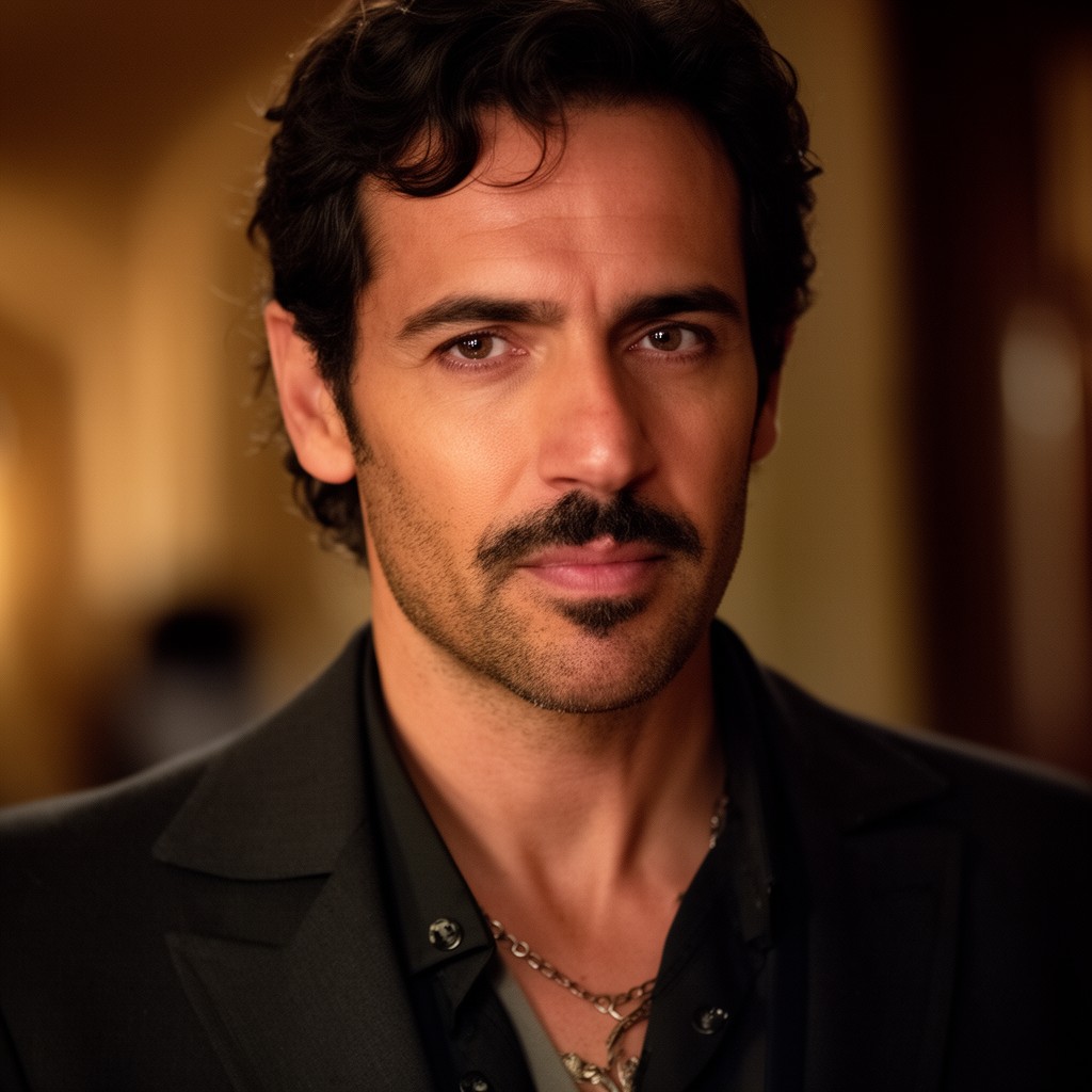 AI-generated illustration of Antonio Banderas