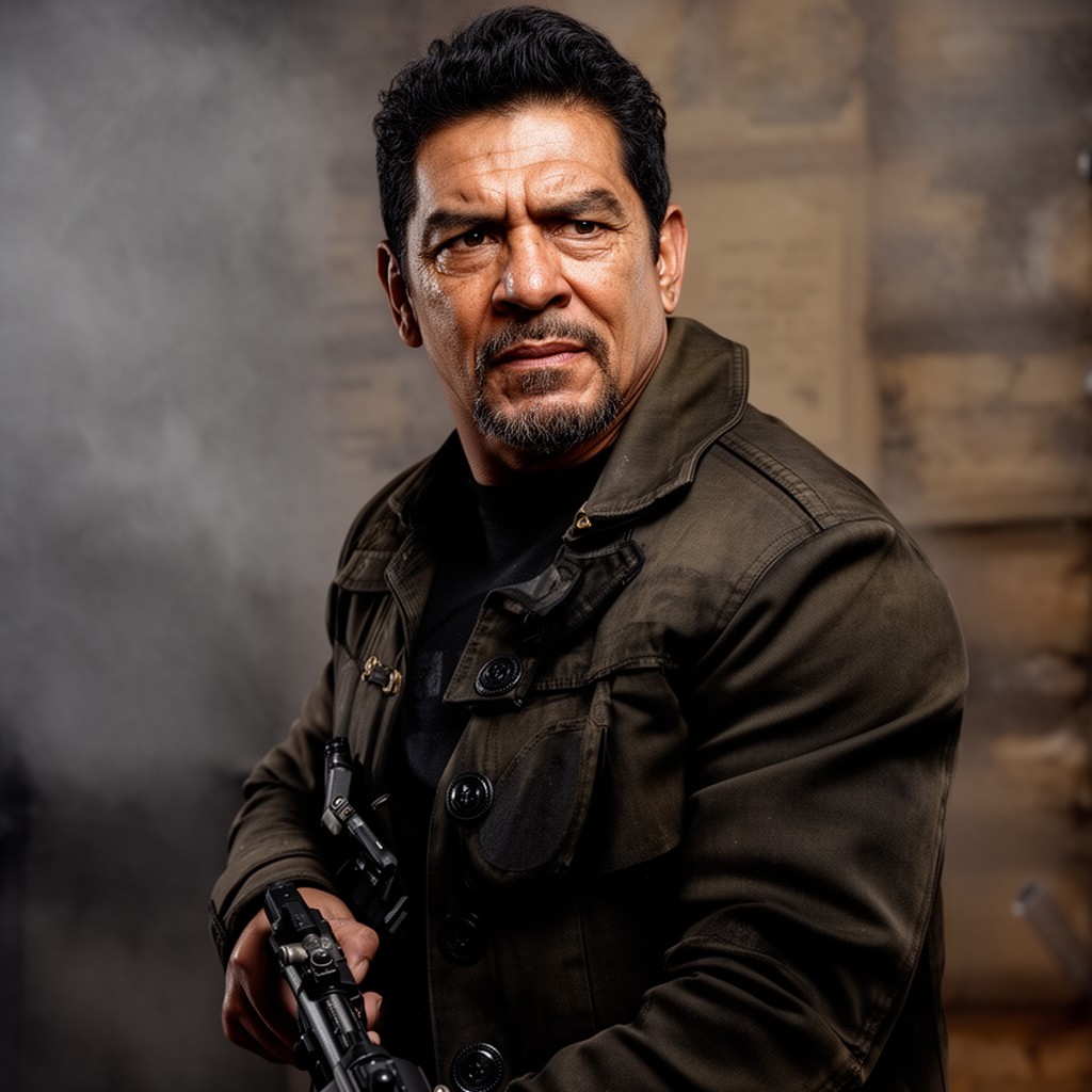 AI-generated illustration of Danny Trejo