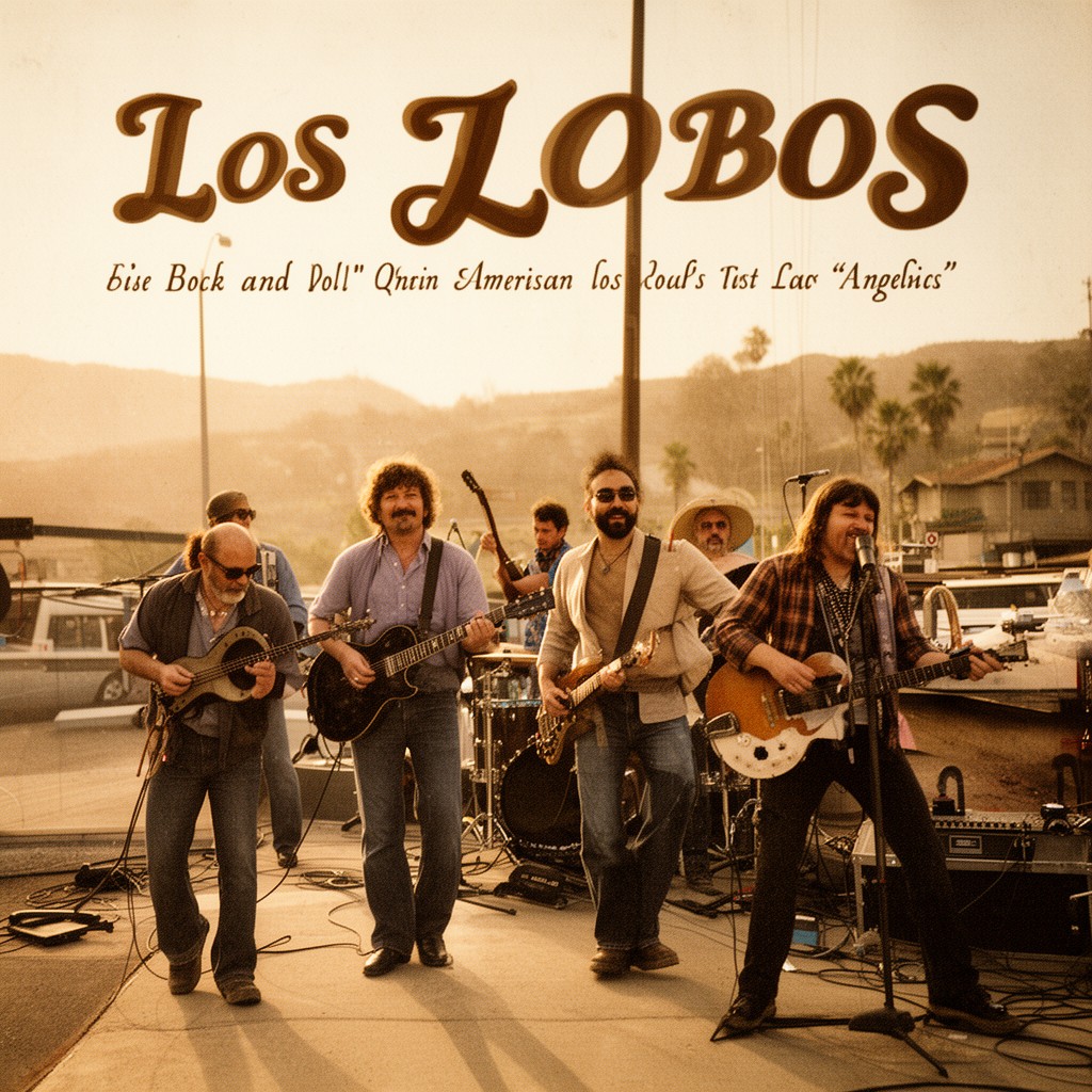 AI-generated illustration of Los Lobos