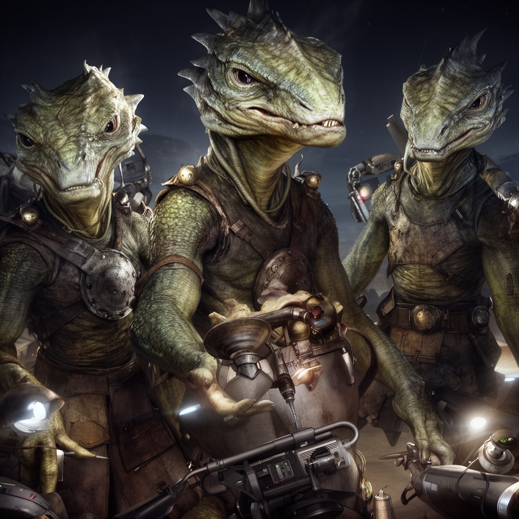 AI-generated illustration of Zorgons