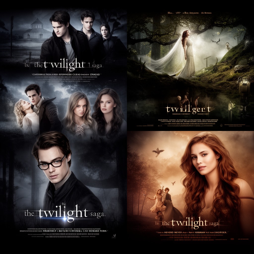 AI-generated illustration of The Twilight Saga film series