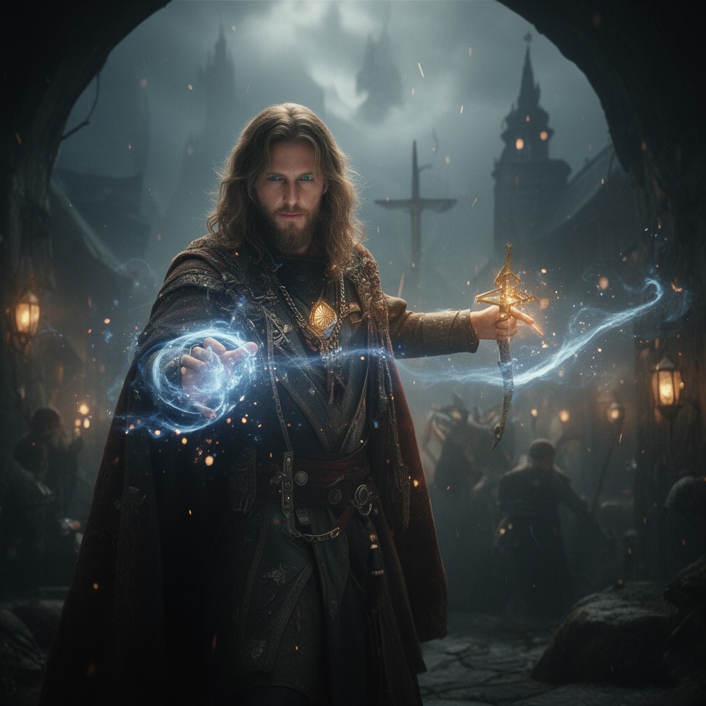AI-generated illustration of The Mage