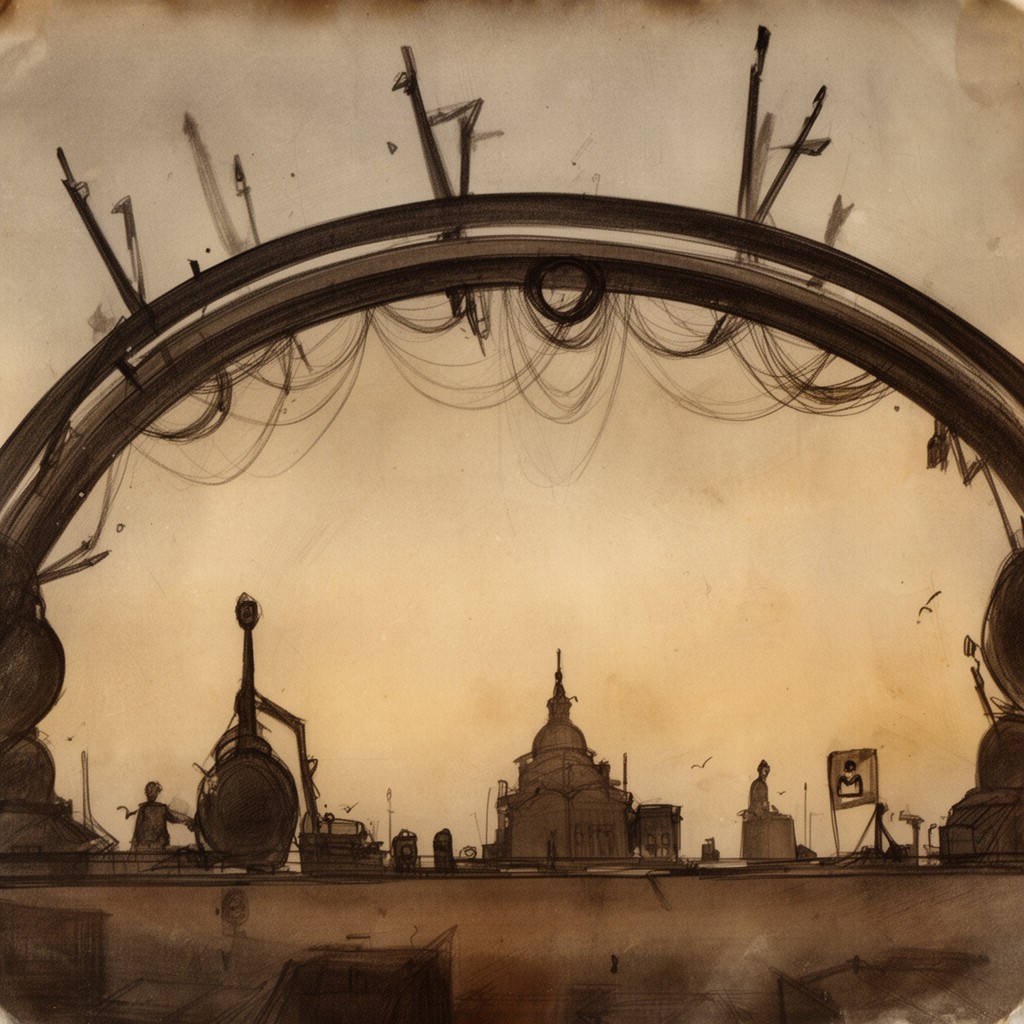 AI-generated illustration of The Colossus and Other Poems