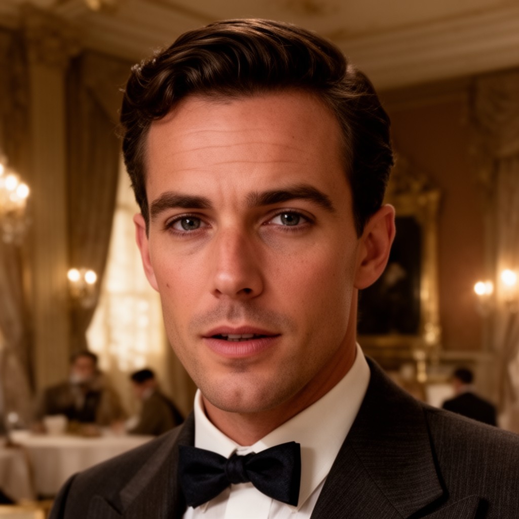 AI-generated illustration of Nick Carraway