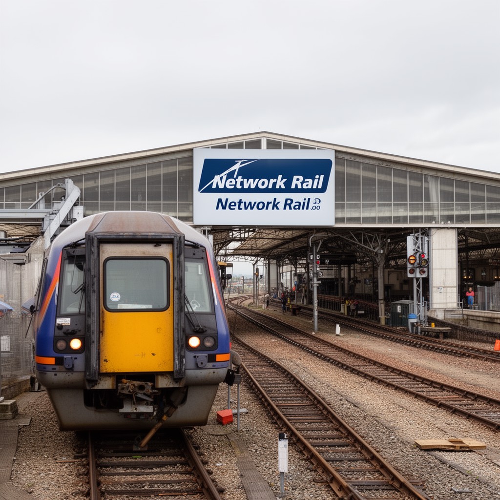 AI-generated illustration of Network Rail