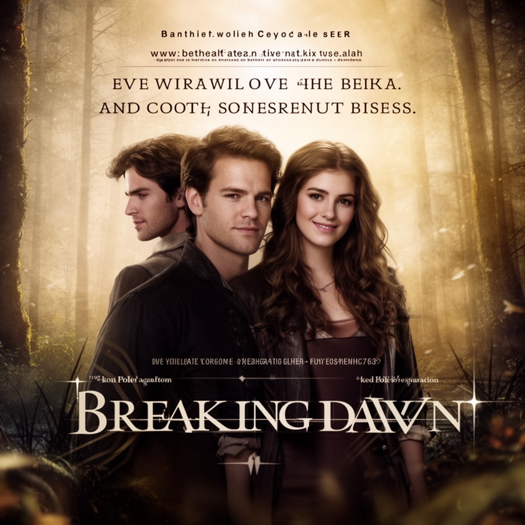AI-generated illustration of Breaking Dawn