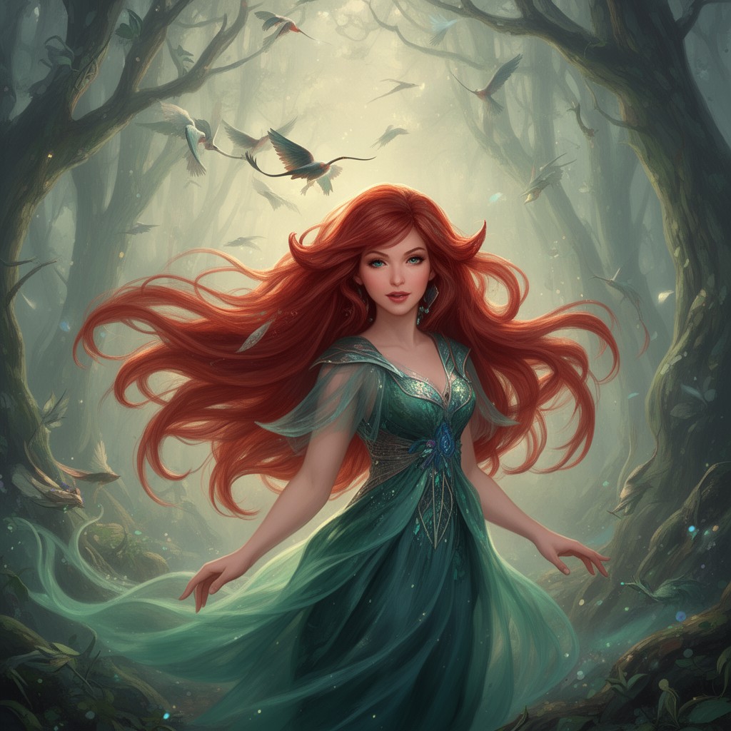 AI-generated illustration of Ariel