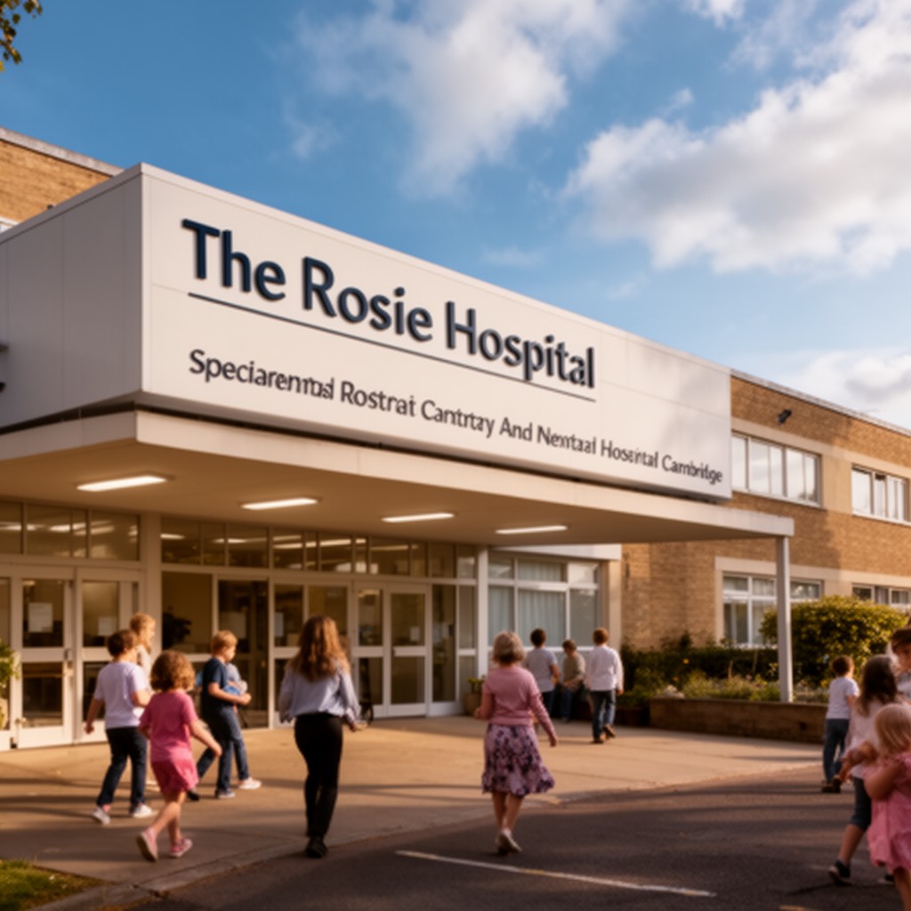 AI-generated illustration of The Rosie Hospital