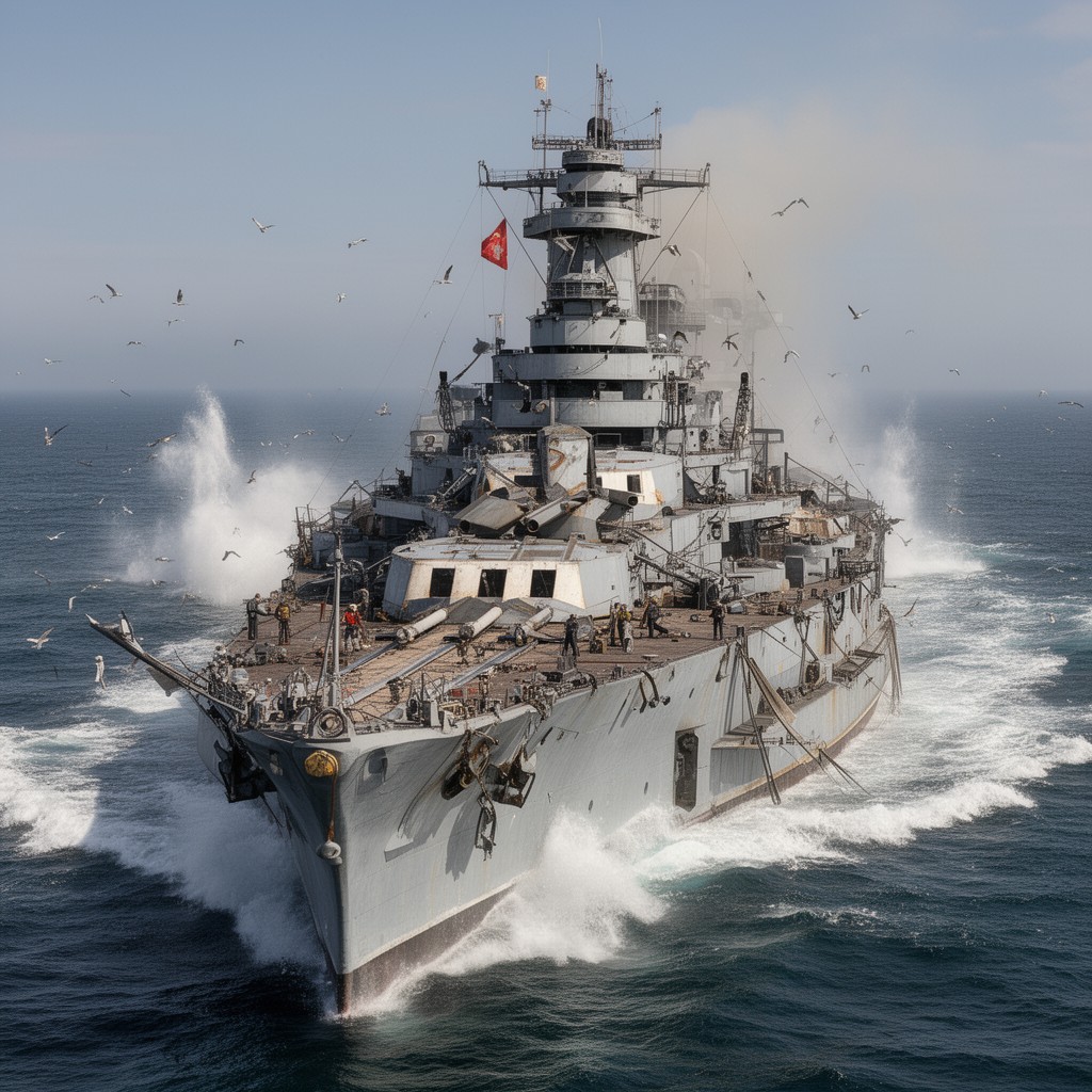AI-generated illustration of SMS Seydlitz