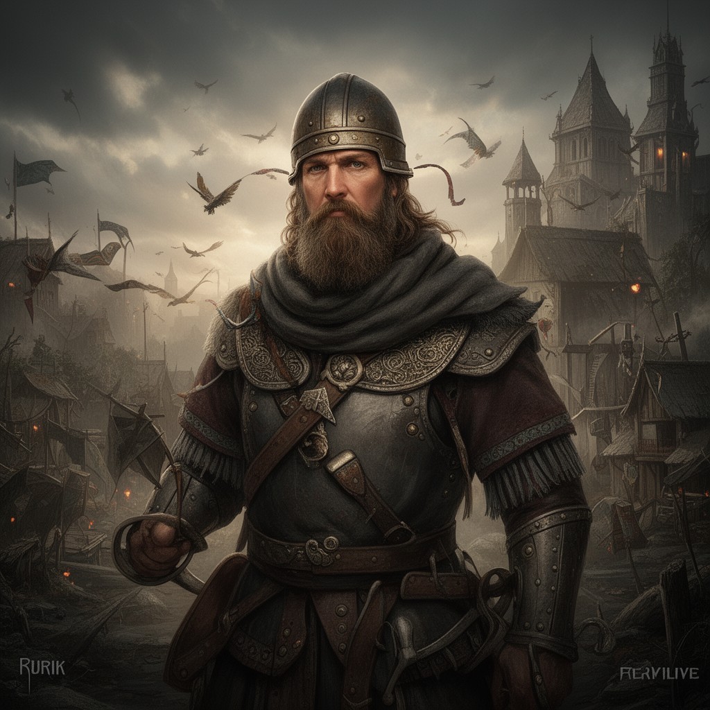 AI-generated illustration of Rurik