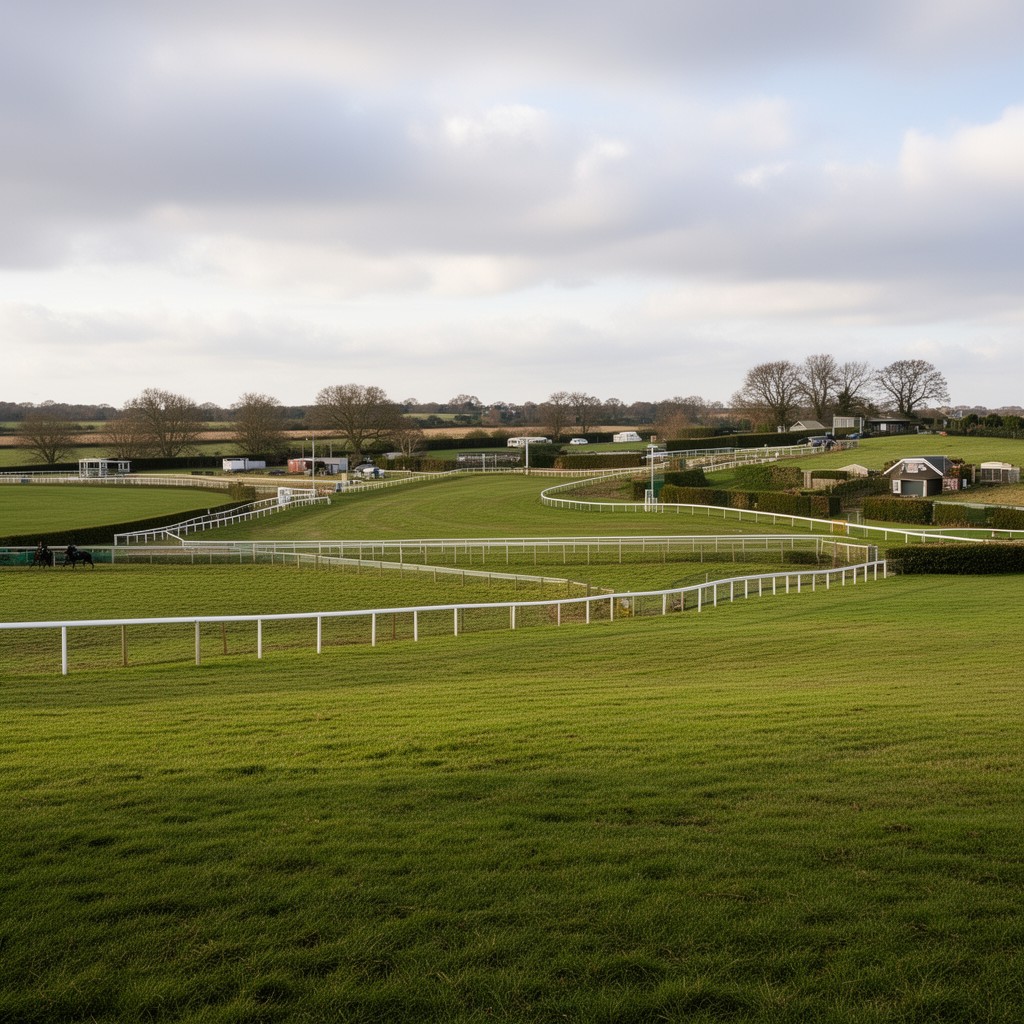 AI-generated illustration of Fakenham Racecourse