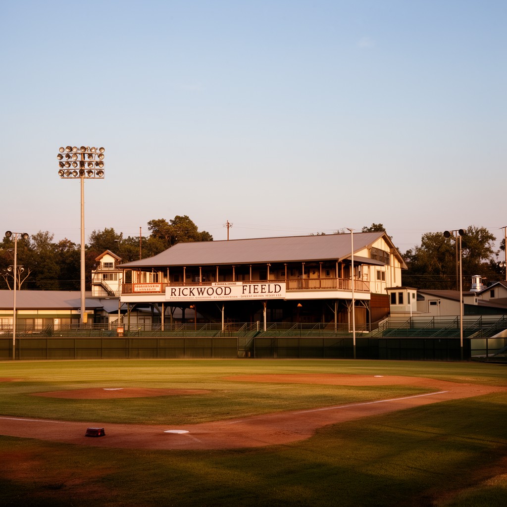 AI-generated illustration of Rickwood Field