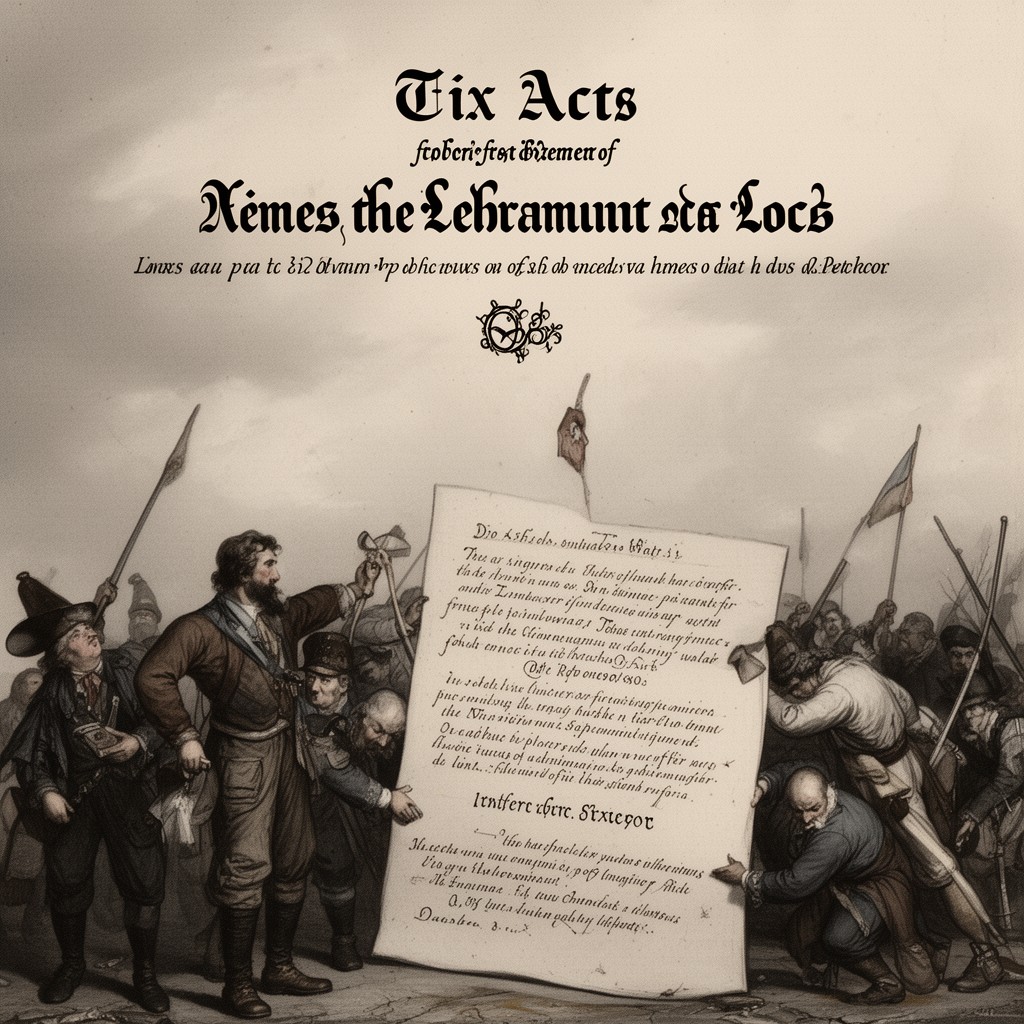 AI-generated illustration of Six Acts