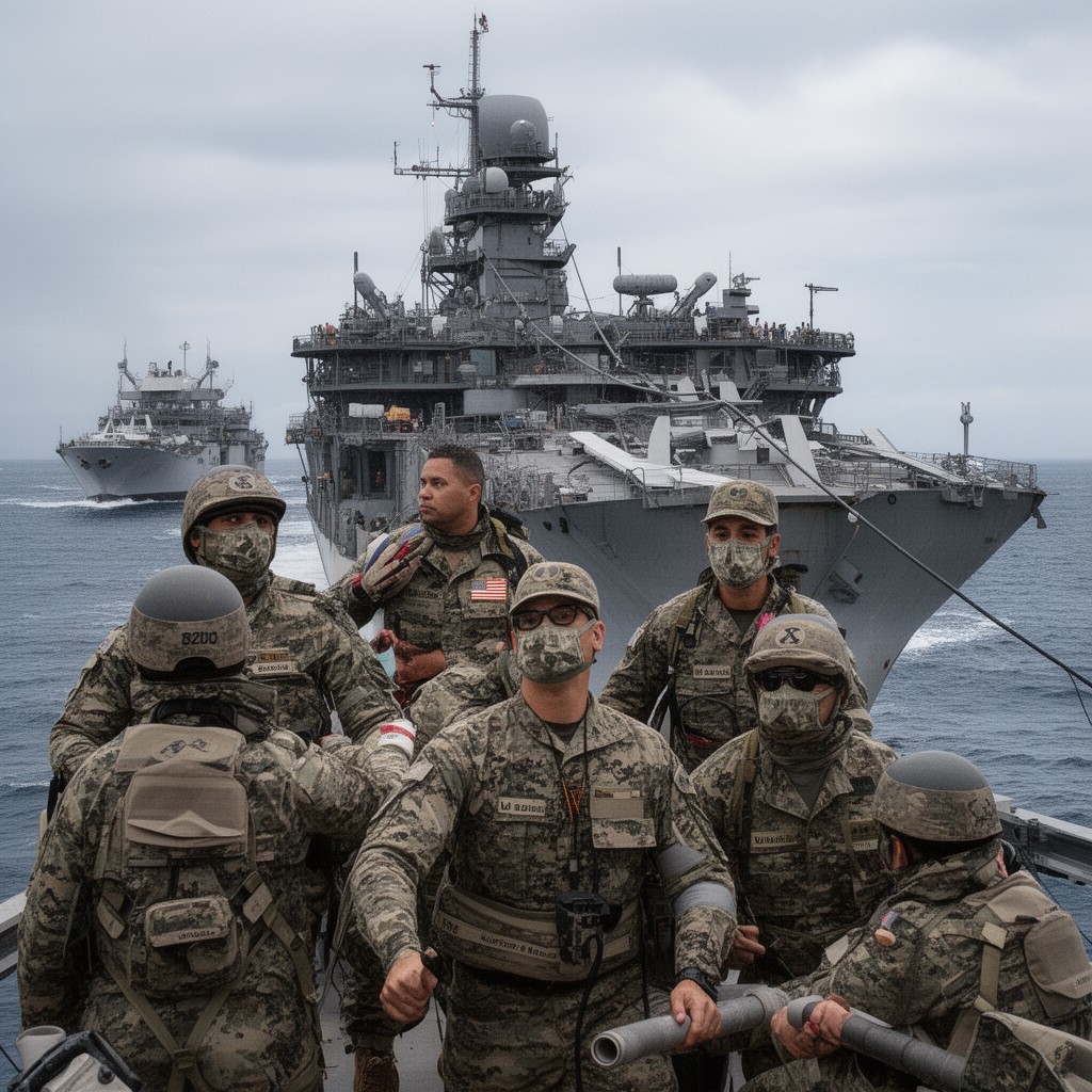 AI-generated illustration of 3rd Marine Expeditionary Brigade