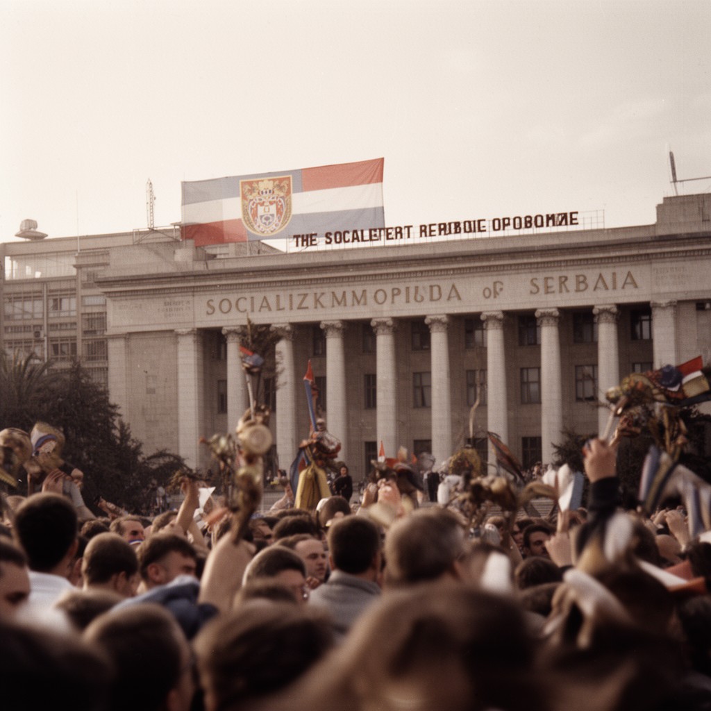 AI-generated illustration of Socialist Republic of Serbia