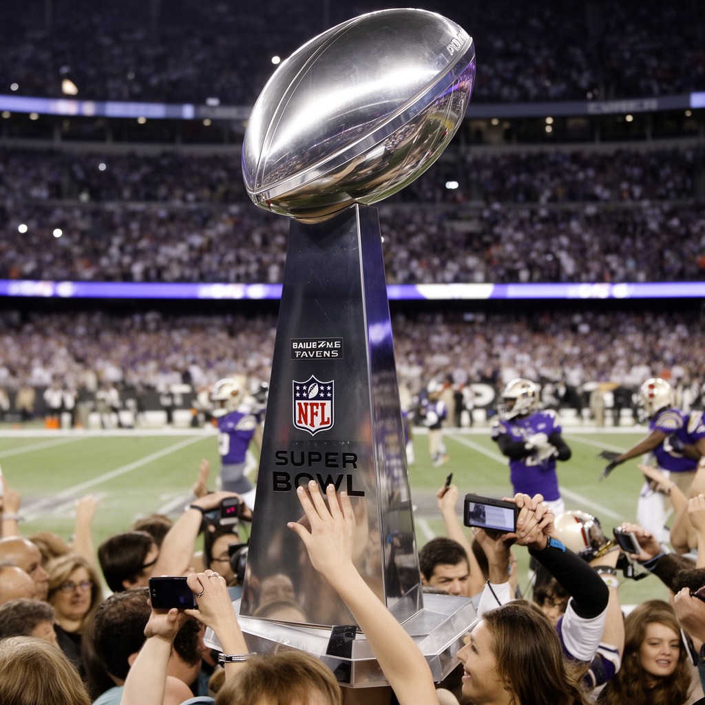 AI-generated illustration of Super Bowl XLVII