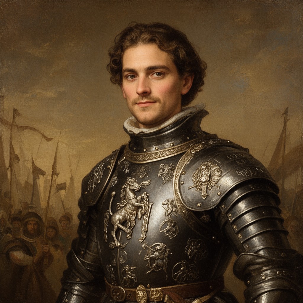 AI-generated illustration of Edward the Black Prince