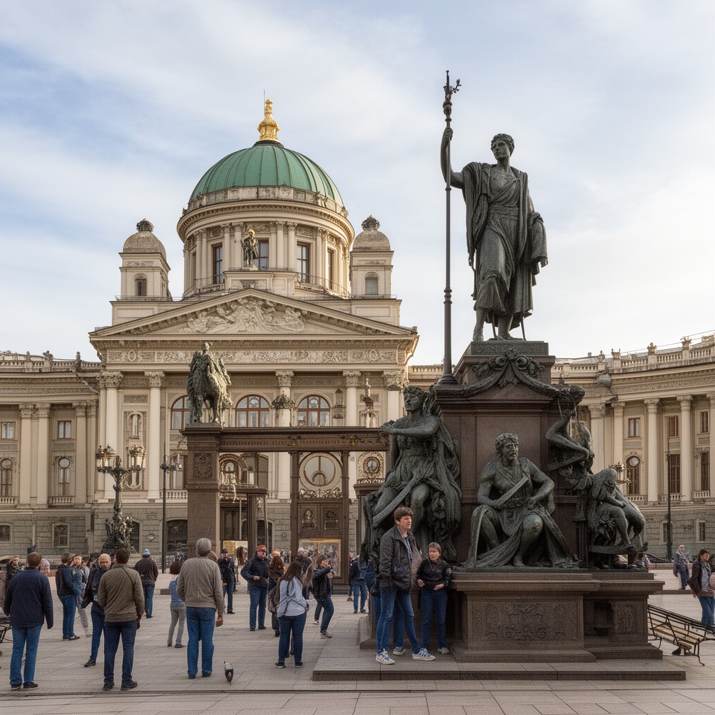 AI-generated illustration of Russian Museum