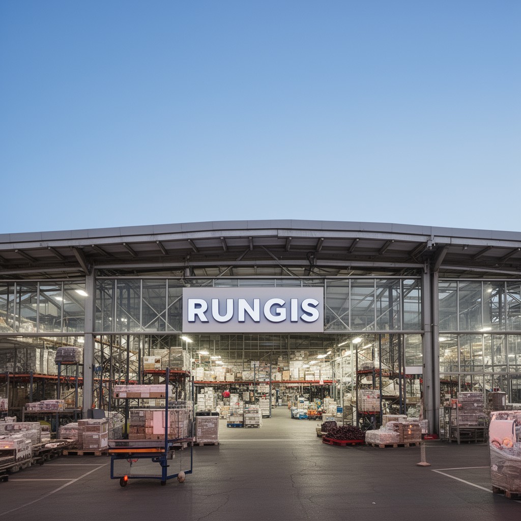 AI-generated illustration of Rungis, France