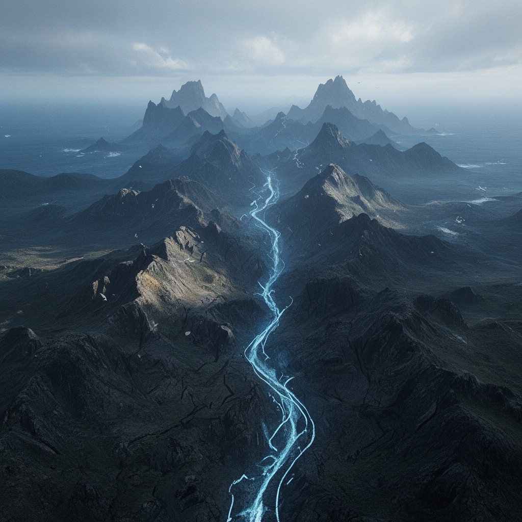 AI-generated illustration of Mid-Atlantic Ridge