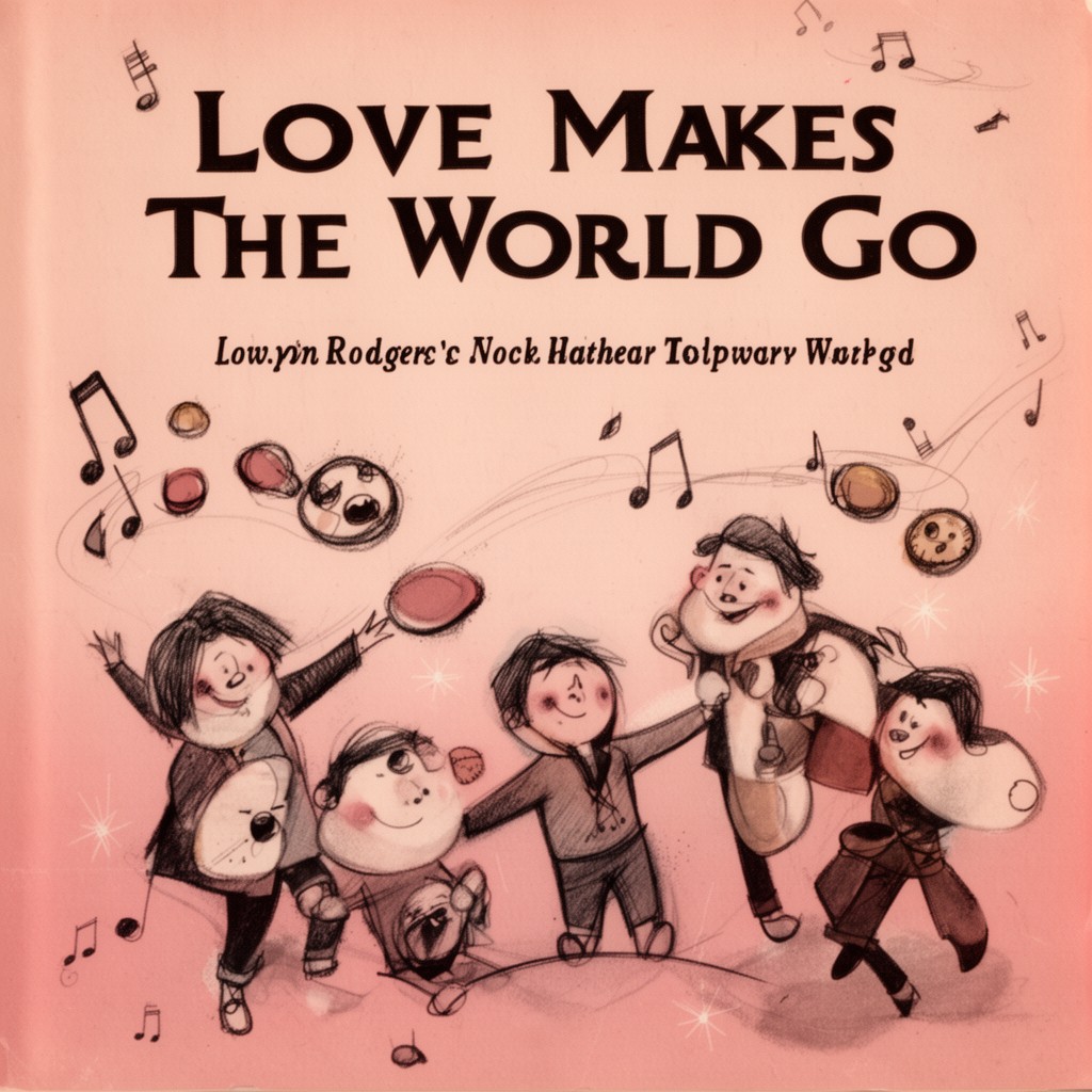 AI-generated illustration of Love Makes the World Go