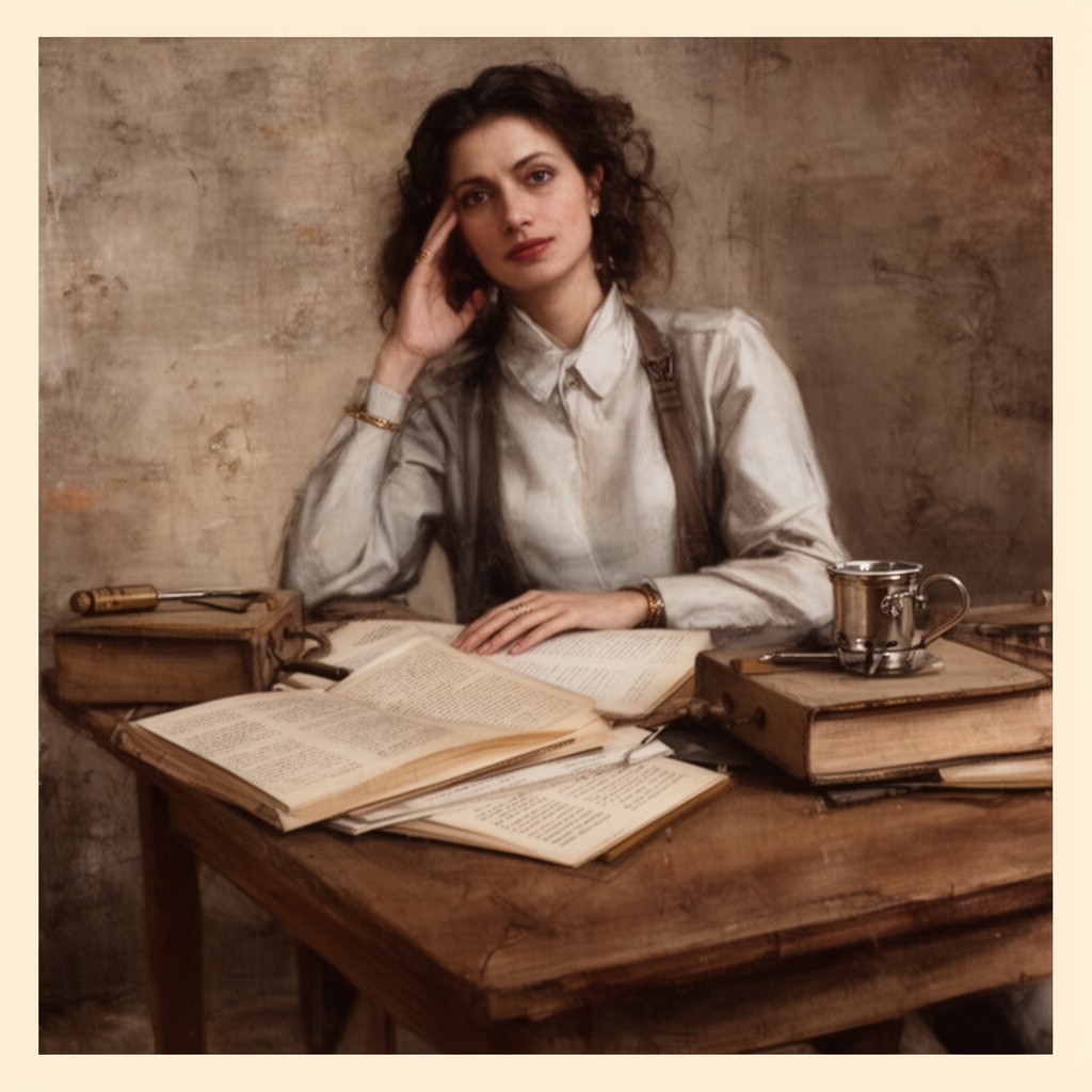 AI-generated illustration of Rosella Postorino