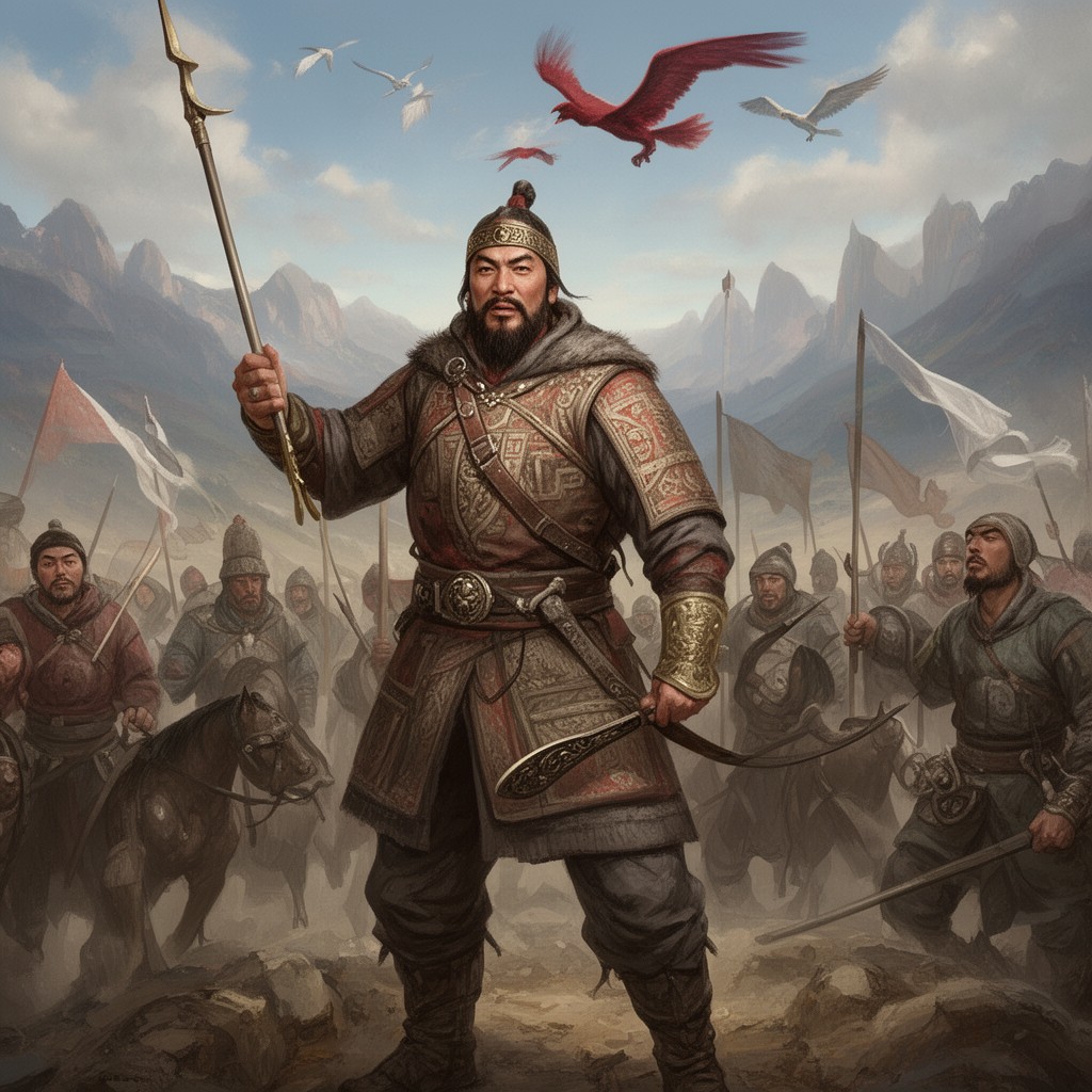 AI-generated illustration of Batu Khan