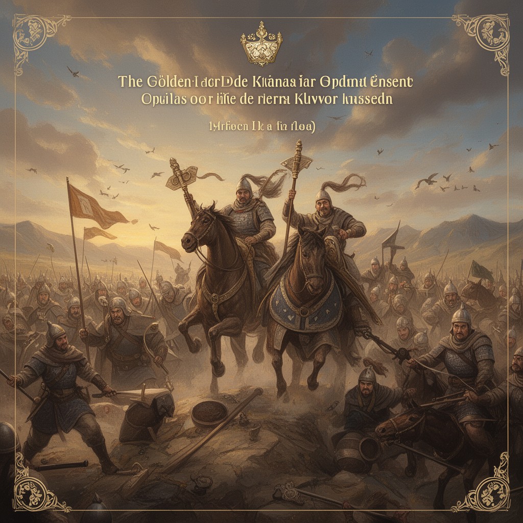 AI-generated illustration of Golden Horde