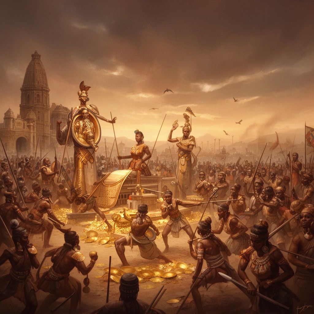 AI-generated illustration of Ashanti Empire
