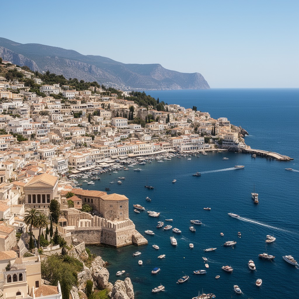 AI-generated illustration of Southern Greece