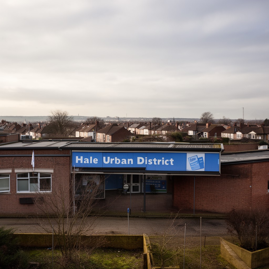 AI-generated illustration of Hale Urban District