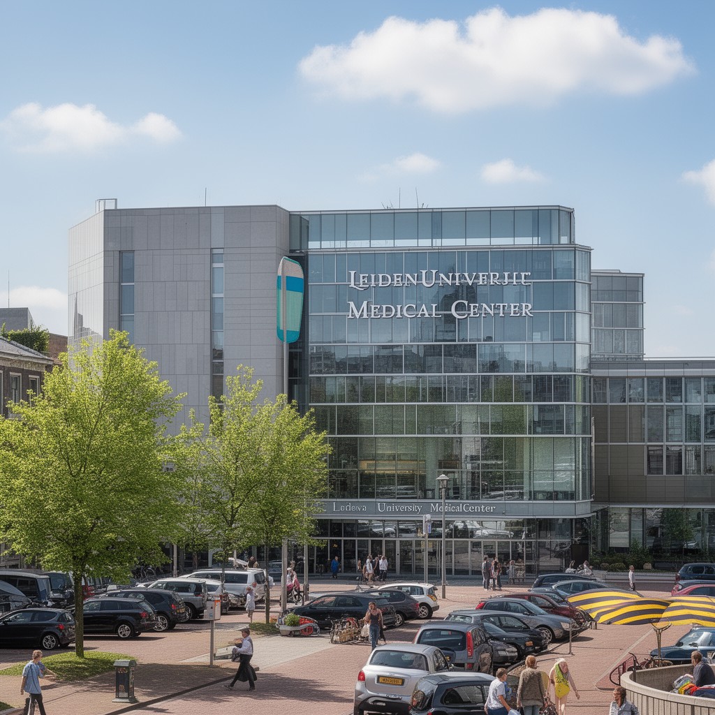 AI-generated illustration of Leiden University Medical Center