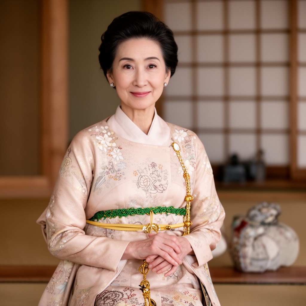 AI-generated illustration of Empress Michiko