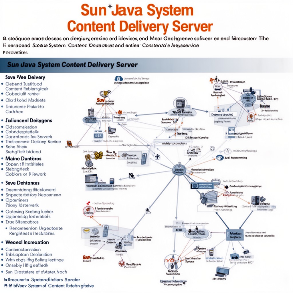 AI-generated illustration of Sun Java System Content Delivery Server