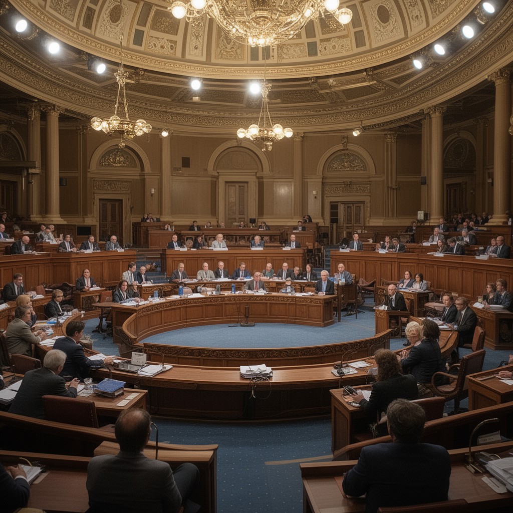 AI-generated illustration of Senate Finance Committee