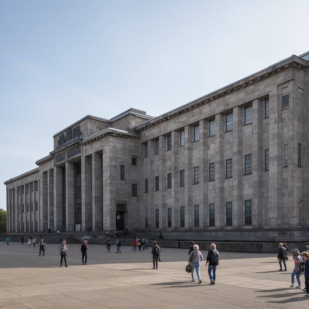 AI-generated illustration of Nuremberg Congress Hall
