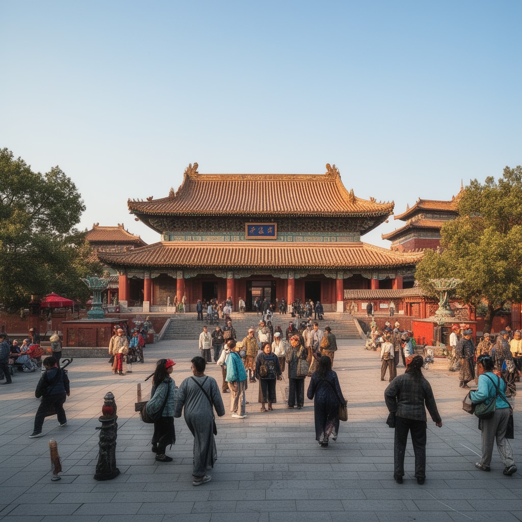 AI-generated illustration of Working People’s Cultural Palace