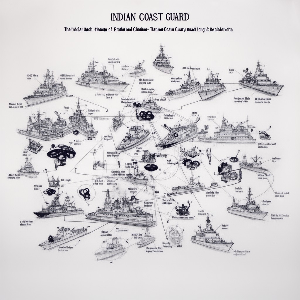 AI-generated illustration of Indian Coast Guard