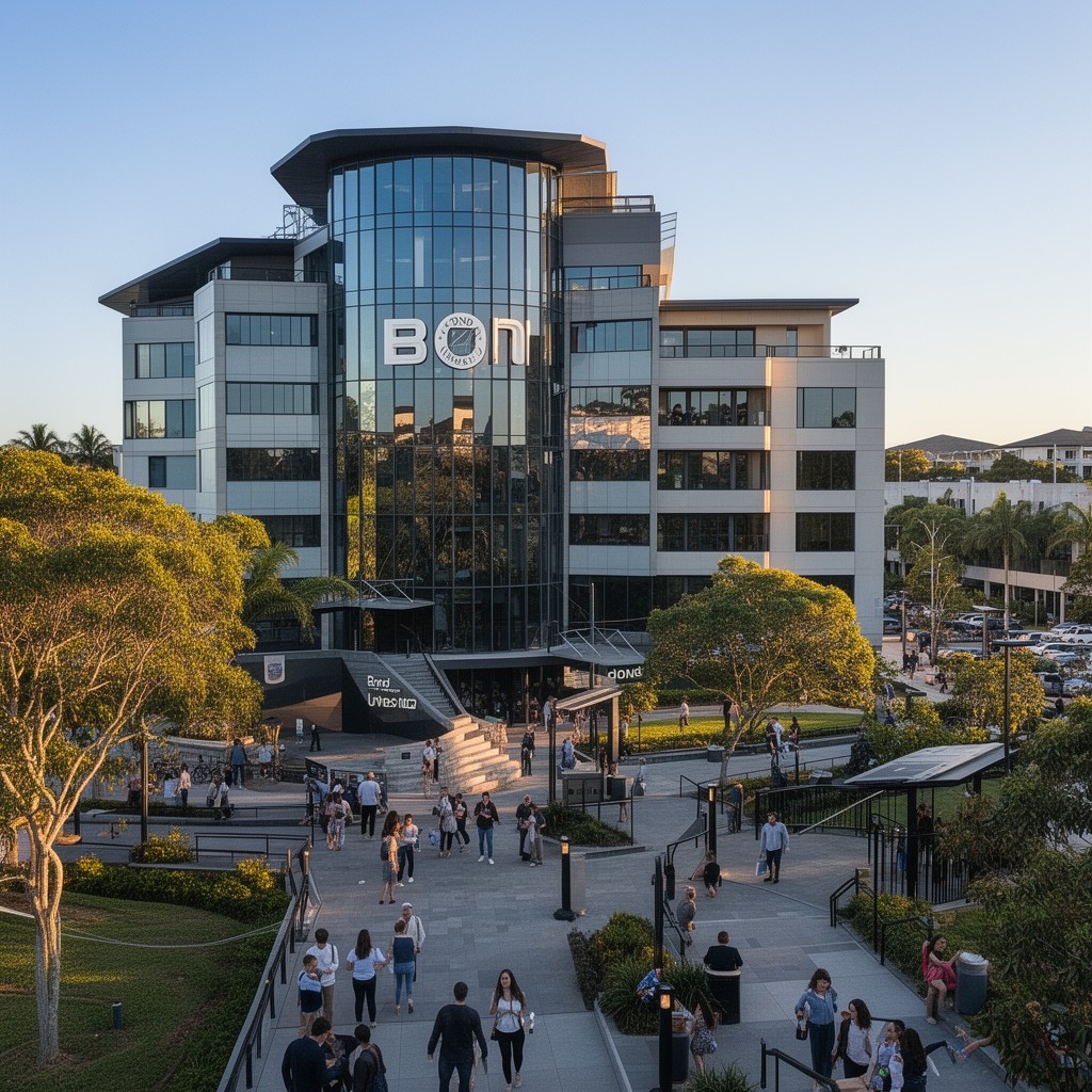 AI-generated illustration of Bond University