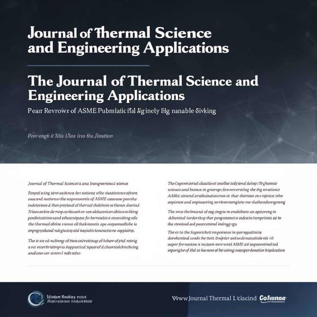 AI-generated illustration of Journal of Thermal Science and Engineering Applications