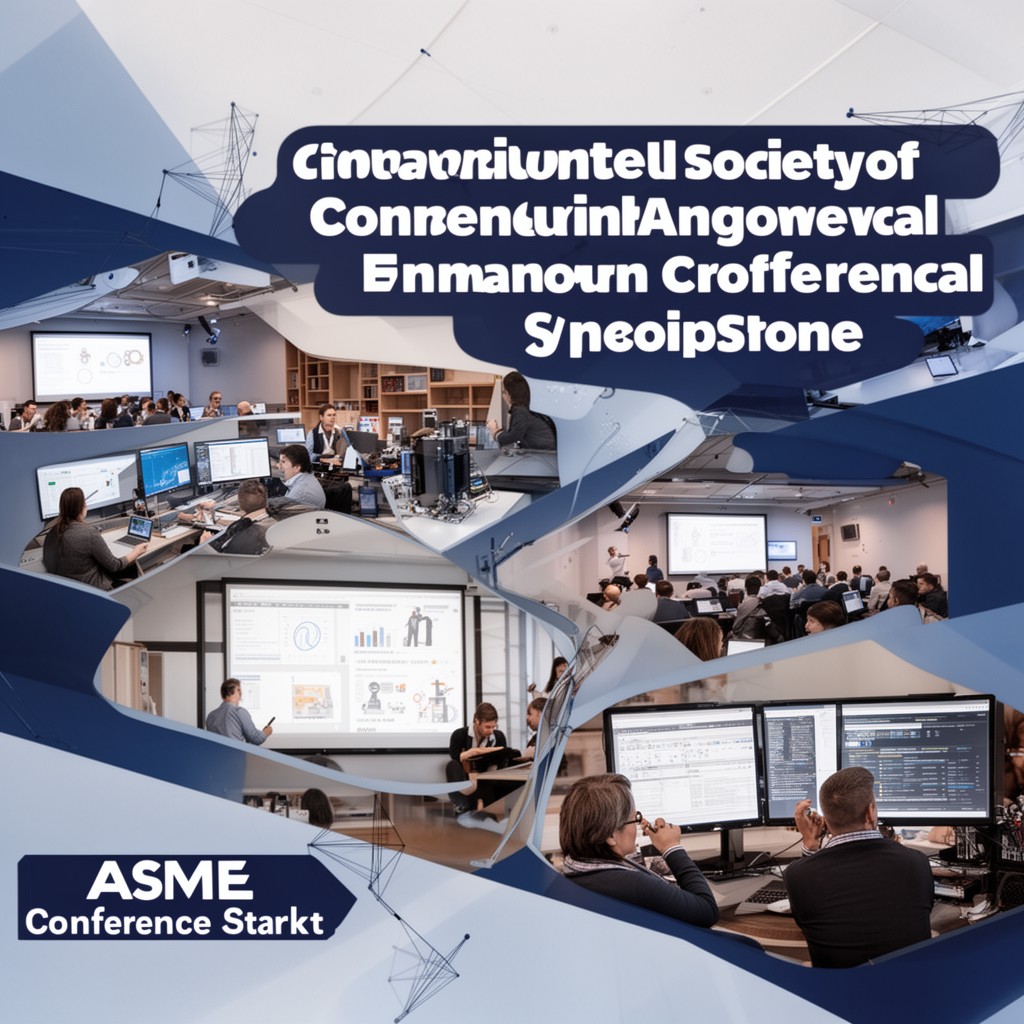 AI-generated illustration of ASME conferences